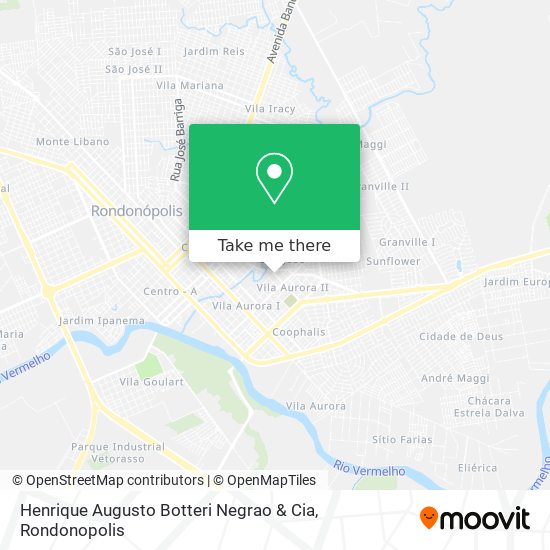 Henrique Augusto Botteri Negrao & Cia map
