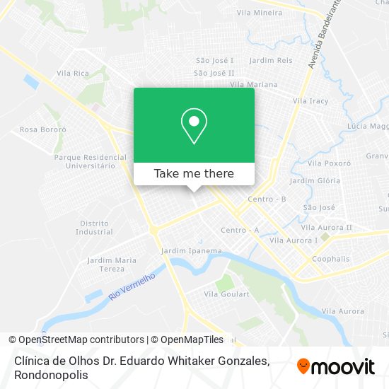 Clínica de Olhos Dr. Eduardo Whitaker Gonzales map
