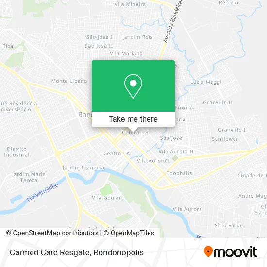 Carmed Care Resgate map