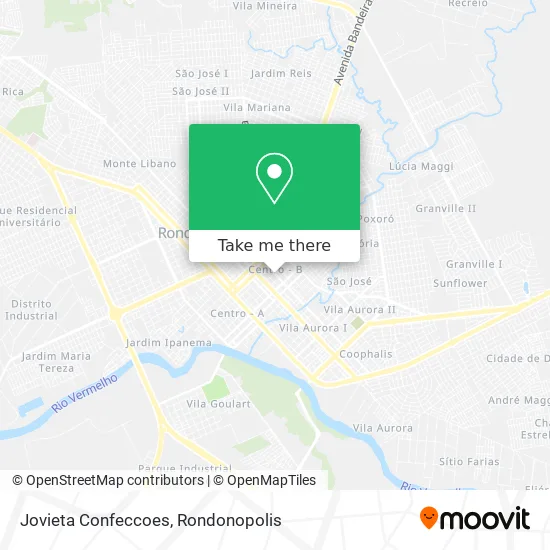 Jovieta Confeccoes map