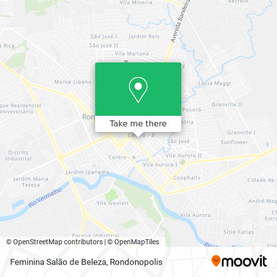 Feminina Salão de Beleza map