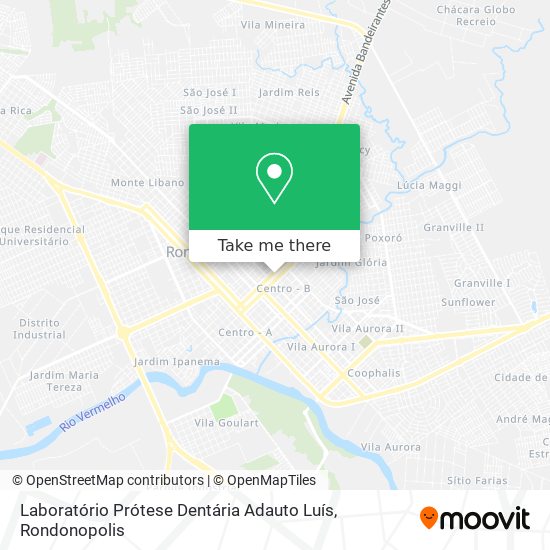 Laboratório Prótese Dentária Adauto Luís map