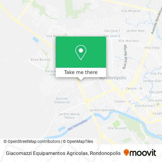 Giacomazzi Equipamentos Agricolas map