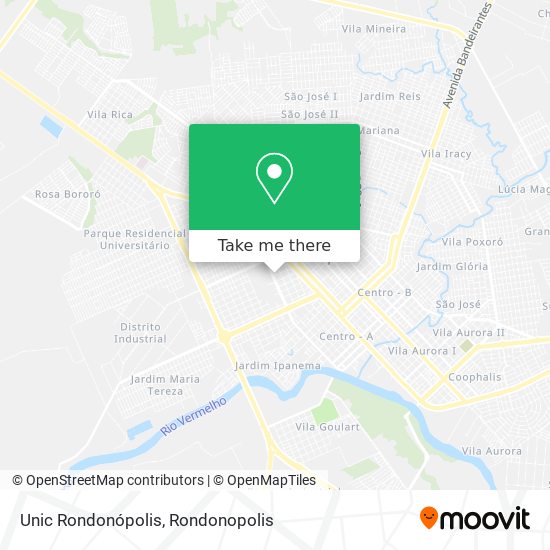 Unic Rondonópolis map