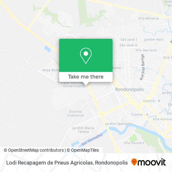 Lodi Recapagem de Pneus Agricolas map