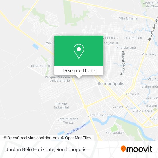 Mapa Jardim Belo Horizonte