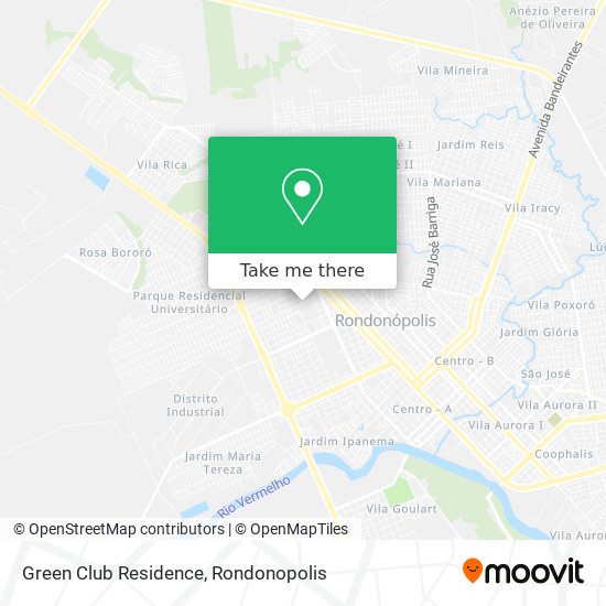 Green Club Residence map