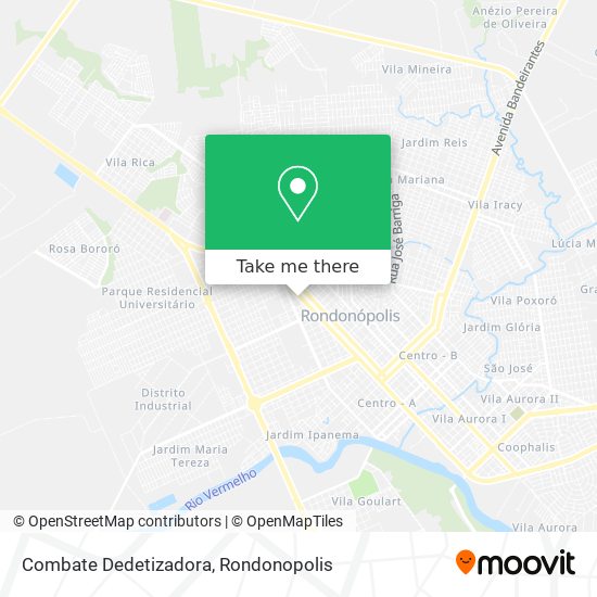 Combate Dedetizadora map