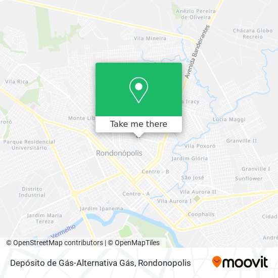 Mapa Depósito de Gás-Alternativa Gás