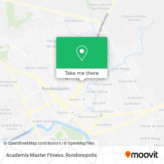 Academia Master Fitness map