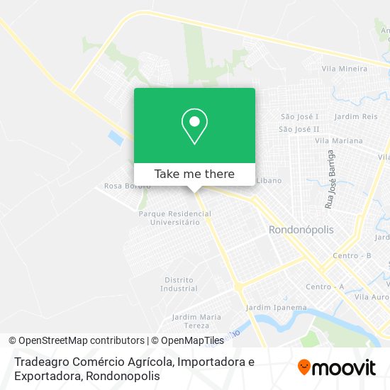 Tradeagro Comércio Agrícola, Importadora e Exportadora map