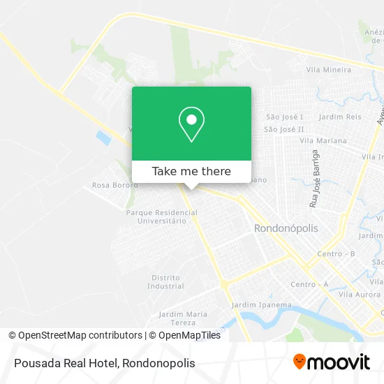 Pousada Real Hotel map