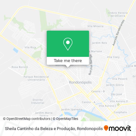 Sheila Cantinho da Beleza e Produção map