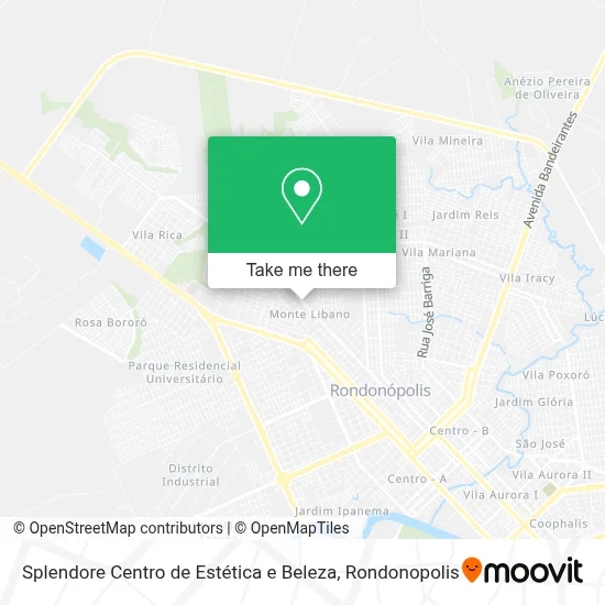 Splendore Centro de Estética e Beleza map