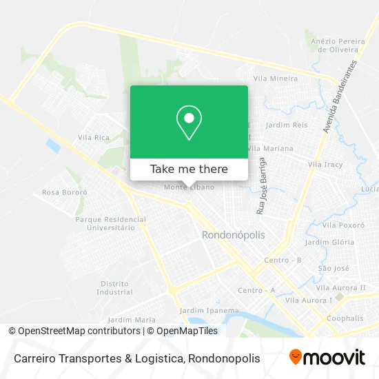 Carreiro Transportes & Logistica map