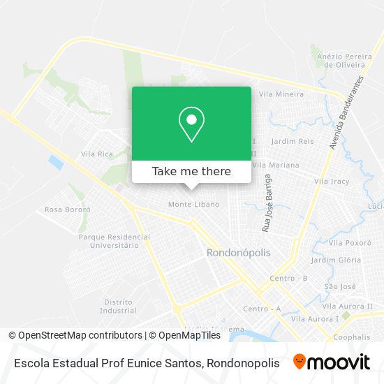 Escola Estadual Prof Eunice Santos map