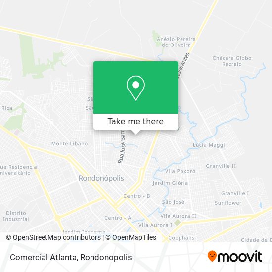 Comercial Atlanta map