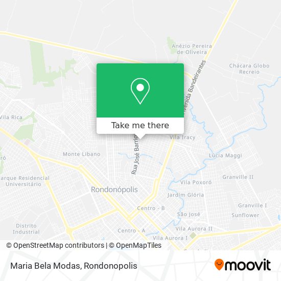 Maria Bela Modas map