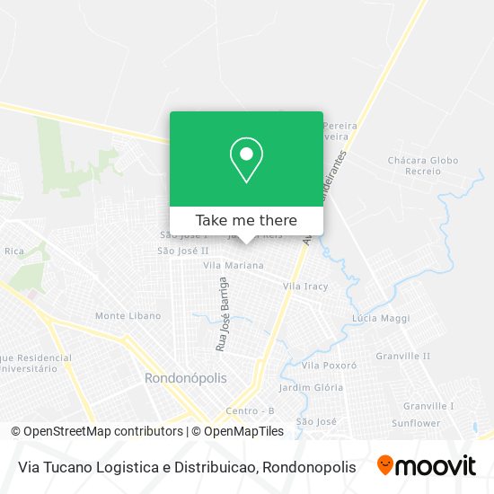 Via Tucano Logistica e Distribuicao map