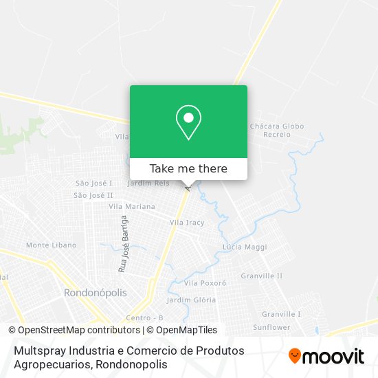 Multspray Industria e Comercio de Produtos Agropecuarios map