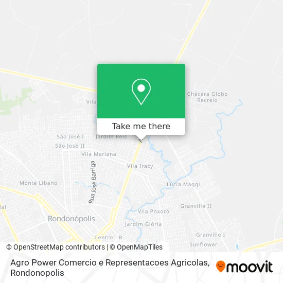Agro Power Comercio e Representacoes Agricolas map
