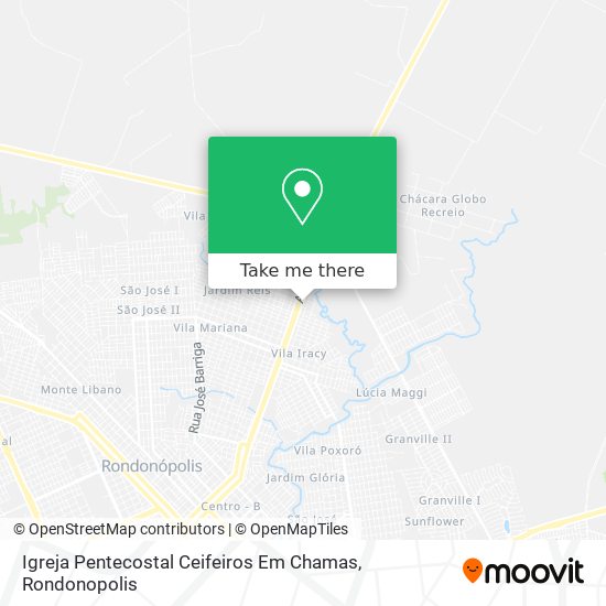 Igreja Pentecostal Ceifeiros Em Chamas map