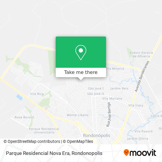 Parque Residencial Nova Era map