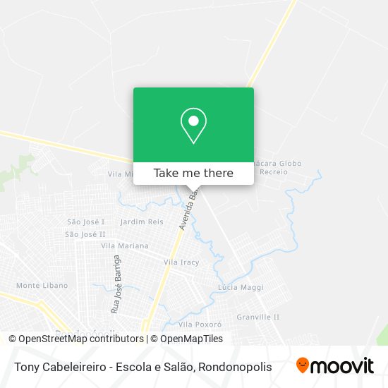 Tony Cabeleireiro - Escola e Salão map