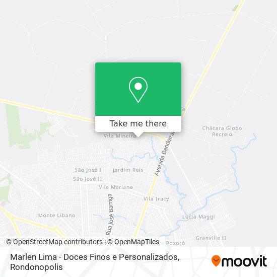 Mapa Marlen Lima - Doces Finos e Personalizados