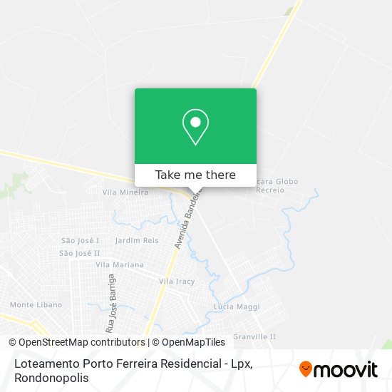 Loteamento Porto Ferreira Residencial - Lpx map