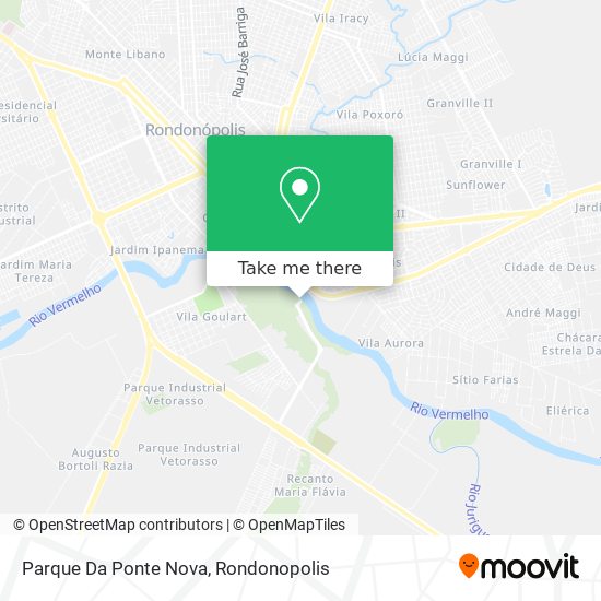 Parque Da Ponte Nova map