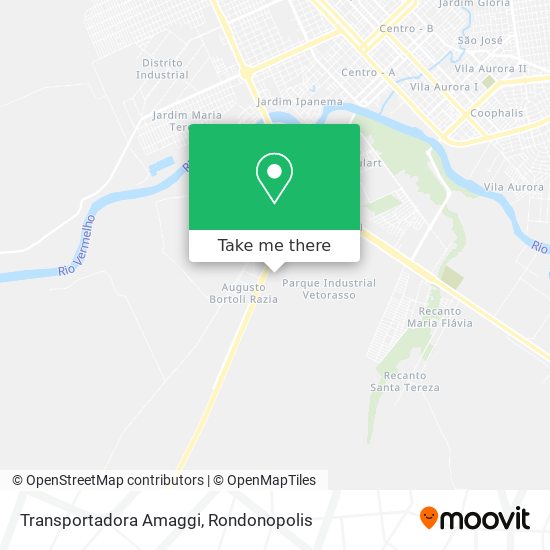 Mapa Transportadora Amaggi