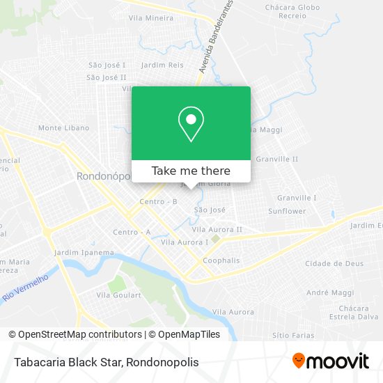 Tabacaria Black Star map