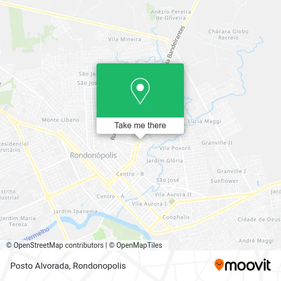 Posto Alvorada map
