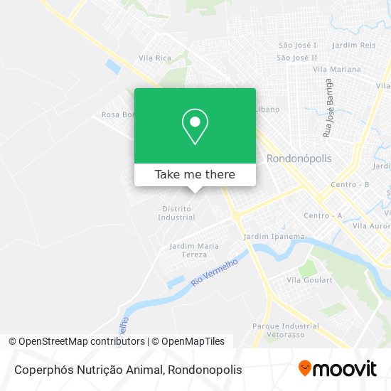 Coperphós Nutrição Animal map