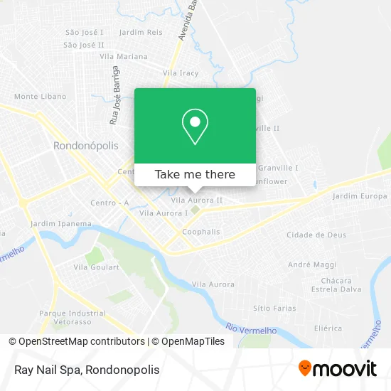Ray Nail Spa map