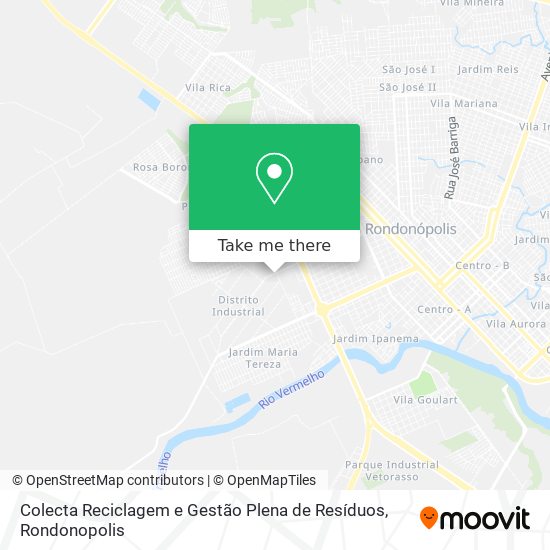 Colecta Reciclagem e Gestão Plena de Resíduos map