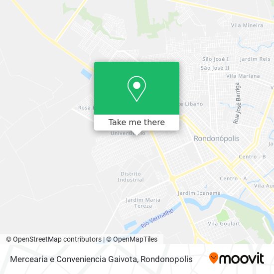 Mercearia e Conveniencia Gaivota map
