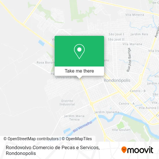 Rondovolvo Comercio de Pecas e Servicos map