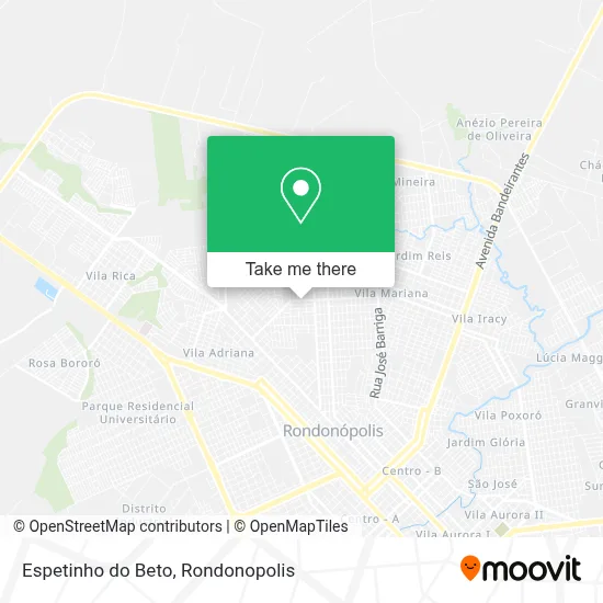 Espetinho do Beto map