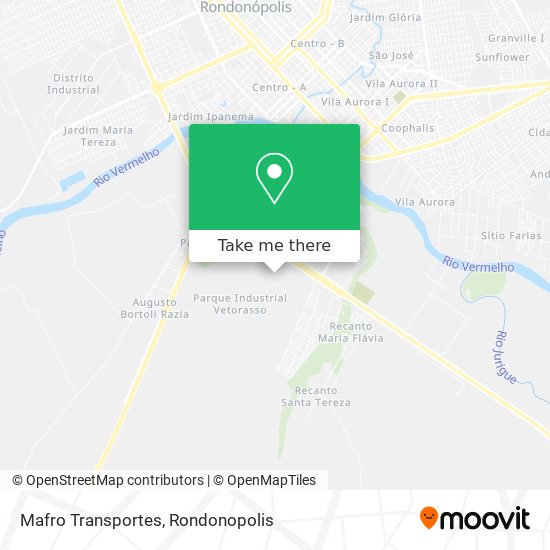 Mapa Mafro Transportes