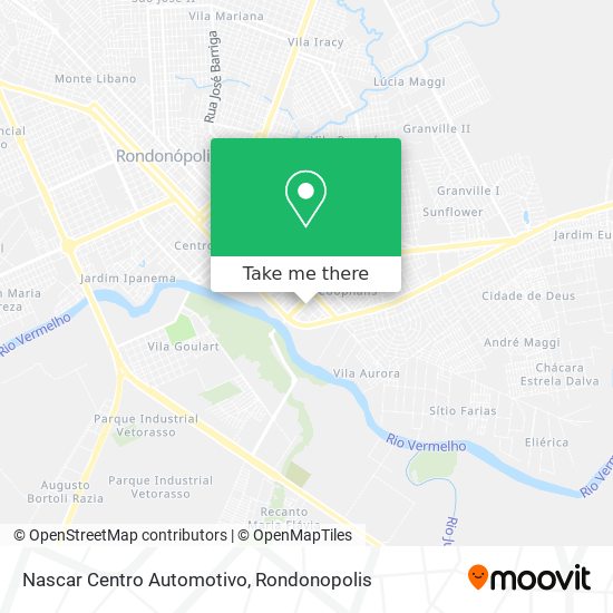 Nascar Centro Automotivo map