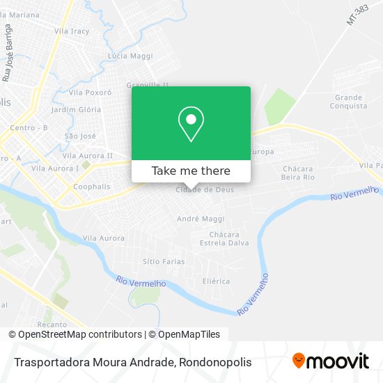 Trasportadora Moura Andrade map