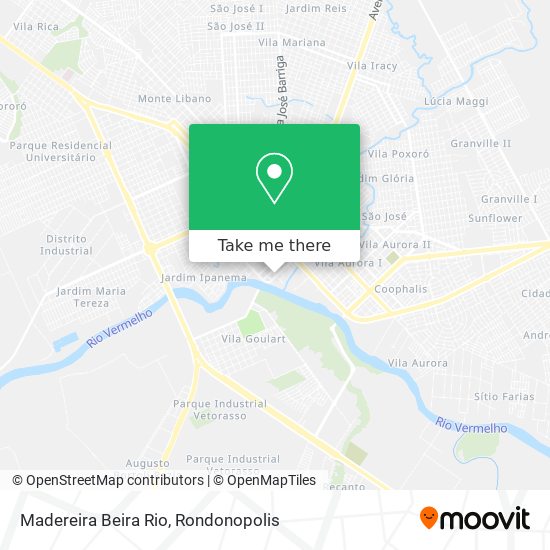 Madereira Beira Rio map