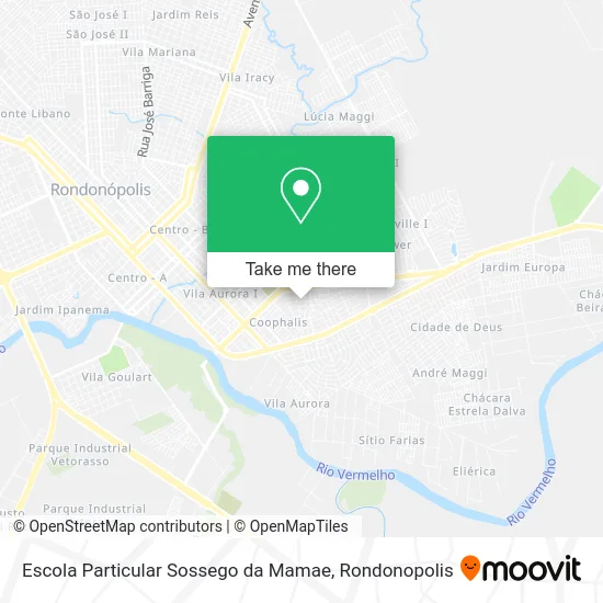 Escola Particular Sossego da Mamae map