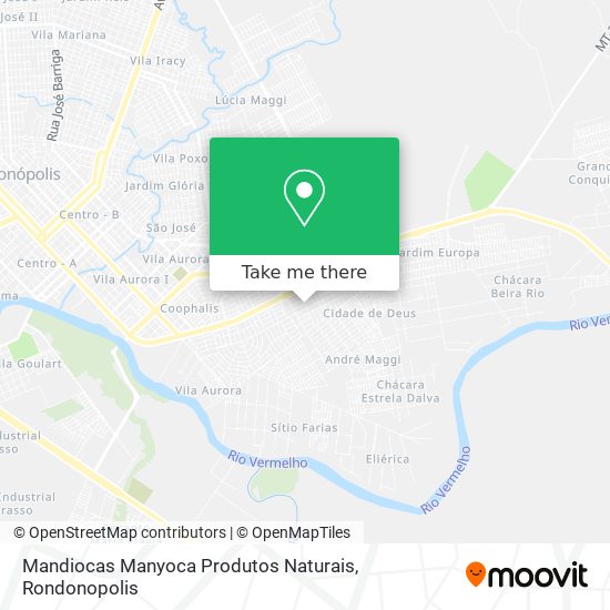 Mandiocas Manyoca Produtos Naturais map