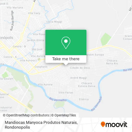 Mandiocas Manyoca Produtos Naturais map