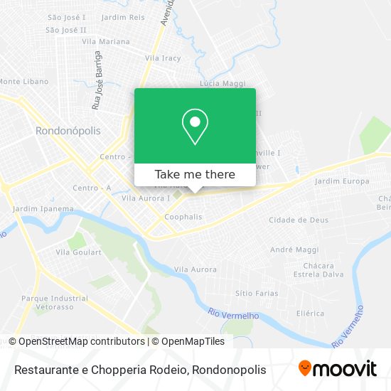 Mapa Restaurante e Chopperia Rodeio