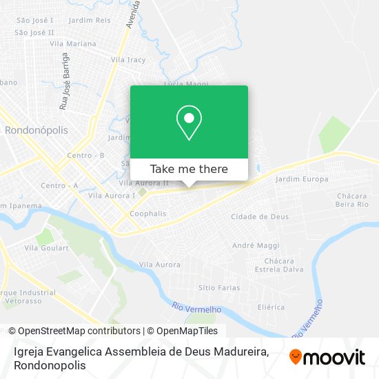 Mapa Igreja Evangelica Assembleia de Deus Madureira