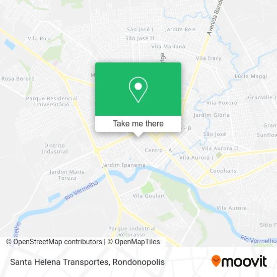Santa Helena Transportes map